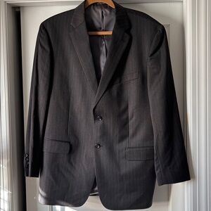 Jones New York dark Gray/blue Pinstripe Blazer